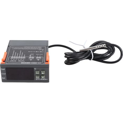 Thermostat numérique STC-8080A+ pour réfrigérateur avec dégivrage automatique et sonde NTC 220 V (1/5)