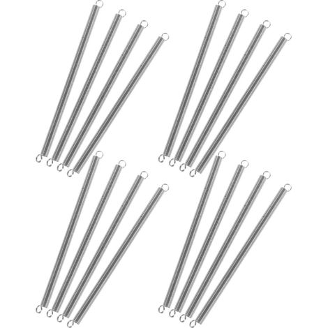 Ressorts D'extension avec 2 Crochets en Acier Inoxydable 16 Pièces Usage Fiable Accessoires de Réparation pour Agrafeuse Manuelle Adaptés pour Bureau et École (1/4)