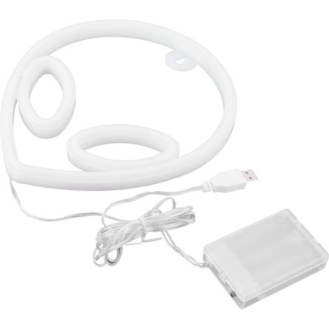 Enseigne Lumineuse LED Néon Extraterrestre Colorée pour Décoration Mariage Fête, Alimentée par USB ou Piles, Panneau Décoratif Original (1/5)
