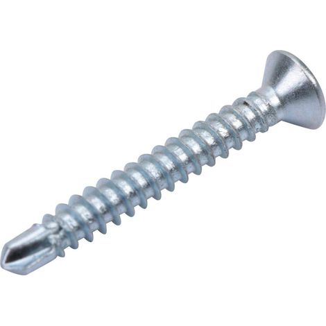 [NEUWERTIG]  M4.2 Selbstschneidende Schraube, Flachkopf-Metallschrauben, Set mit Bohrschrauben für Blechbefestigungen (M4.2  32 (100 STÜCK)) - INHHUB