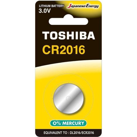 Batterie a bottone toshiba cr2016/ 3v