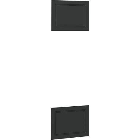 Frente de cocina R-Line, Antracita casa de campo, 59.6 x 76.6 cm frente de mueble para mueble de integración de microondas, Vicco (1/5)
