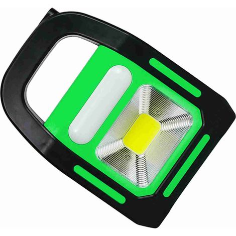 Lanterne de camping 3 en 1 rechargeable solaire USB, étanche, lampe torche d'urgence (1/4)