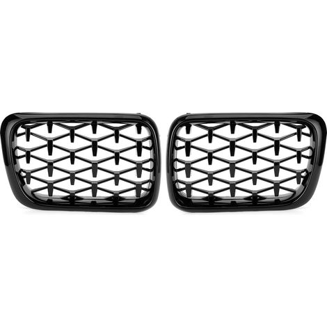 GARRYFIZH Paire grille rein capot noir brillant 51138195151 adapté pour série 3 E36 M3 1997-1999 (1/5)