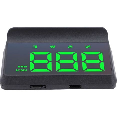 Compteur de vitesse GPS numérique à affichage HUD avec alarme de réglage automatique de la luminosité dans la direction de déplacement de la vitesse pour véhicule électrique à essence (1/5)