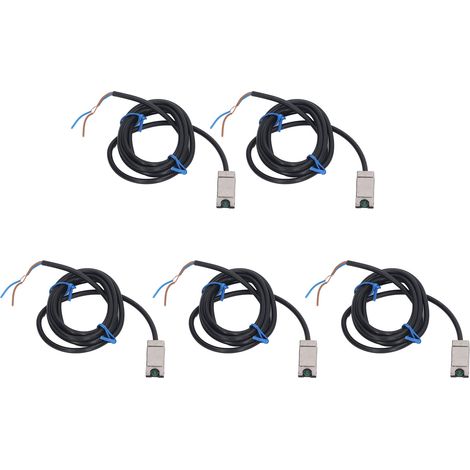 5Capteurs magnétiques 2 fils NO 100mA AC DC 5‑240V - Lot de 5 interrupteurs de proximité (1/5)
