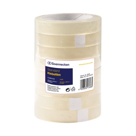 Soennecken Klebefilm 5848 19mmx66m transparent 8 St./Pack. (1/2)