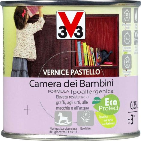 Vernice per legno pastello lt 0,25 bianco panna (1/2)