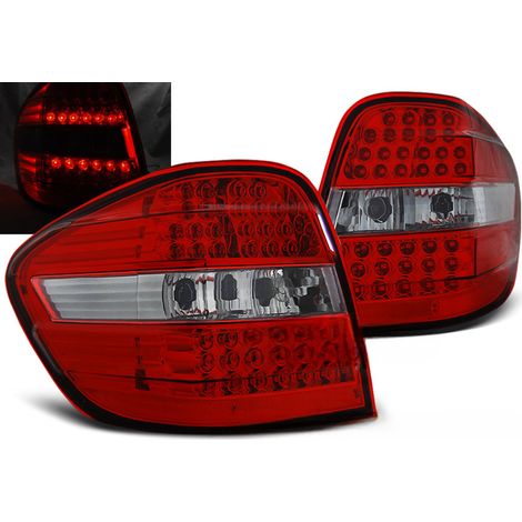 Paire de feux arriere Mercedes ML W164 de 2005 a 2008 LED rouge blanc