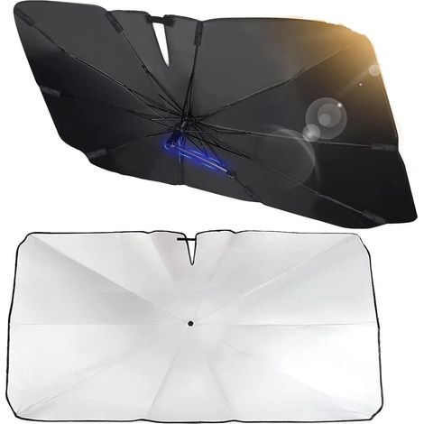Sonnenschutz Frontscheibe Auto, faltbar, UV-Schutz, Hitzeschutz, Größe M (1/5)
