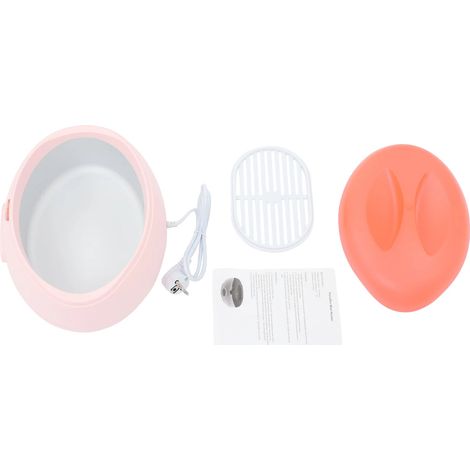 Máquina de baño de parafina, capacidad de 4400 ml, potencia de 200 W, color rosa. (1/2)