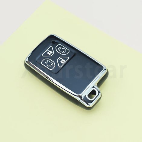 Coque de télécommande en TPU tendance (4 boutons, noire (SL)) pour Toyota Noah, Voxy, Alphard, Vellfire, Previa, Estima, Isis,Housse de clé de voiture pou (1/5)