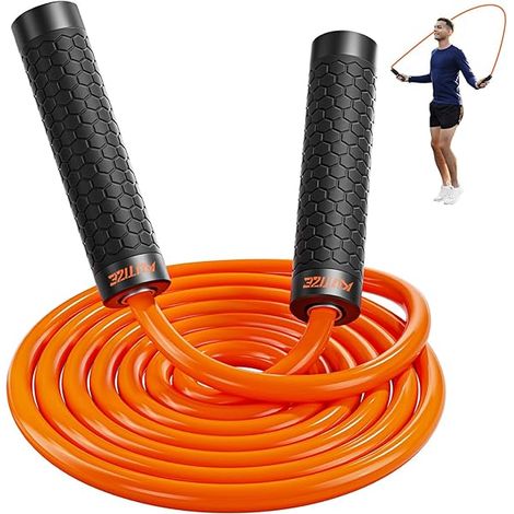 Corde à Sauter Poids - 1 lb - Réglable en Longueur - Pour Entraînement Cardio, Boxe, Fitness Maison - Corde à Sauter (1/3)