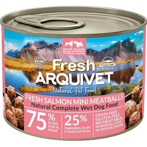 Umido Cane - Mini Polpette di salmone 200 gr Arquivet Fresh