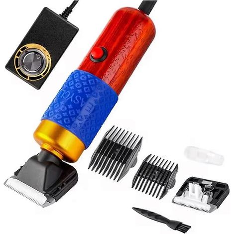 Ciseaux électriques, ciseaux à tapisser pour la maison, outils de coupe pour le bricolage, ciseaux électriques pour animaux de compagnie 100 V-240 V, prise UE silencieuse (1/5)