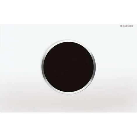Geberit Sigma10 WC Steuerung f. 2-Mengen Spülung berührungslos Netzbetrieb weiß / mattchrom (1/2)