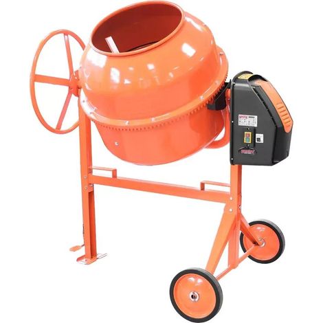 HECHT 2223 Bau-Betonmischer 200 l, 1100 W, große Räder (1/5)