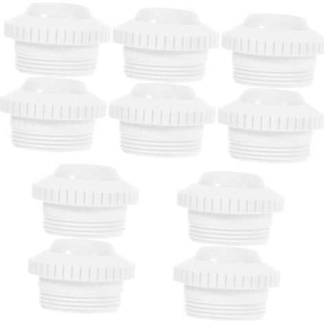 10pièces Raccords De Jet De Massage pour Piscine Accessoires De Spa Rotatifs pour Circulation De Eau Installation Facile Et