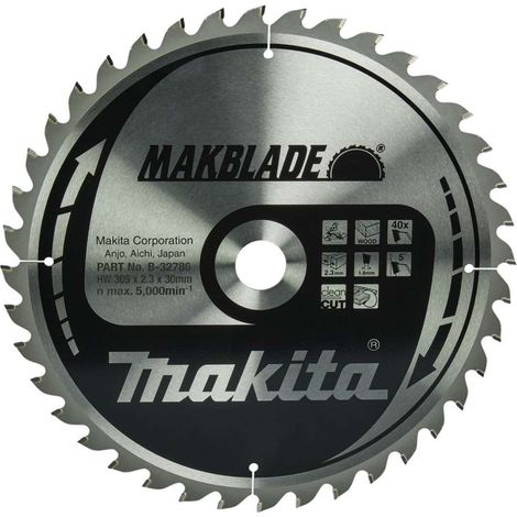 Makita - Sägeblatt Holz 305x30 mm, 40 Zähne B-32786