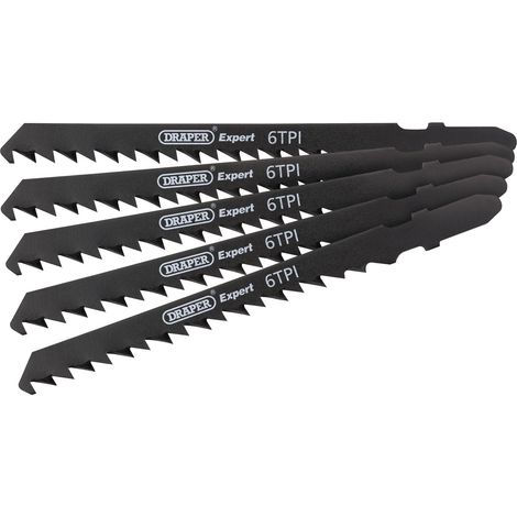 Draper 81726 DT144DP 100mm Jigsaw Blade Set – 5 Piece High-Quality Cutting Blades for Precision and Versatility (1/5)