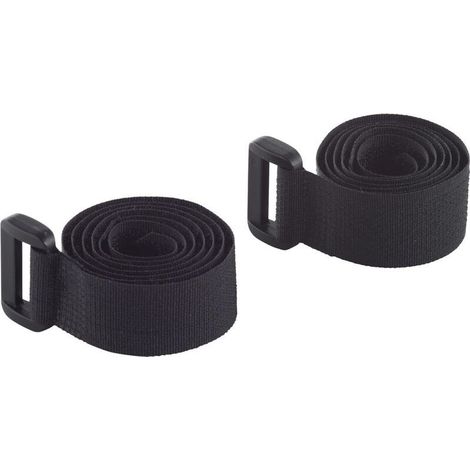 3008000 Sangles Velcro pour Câbles , Longueur 600 mm, 2 pièces, Noir (1/5)
