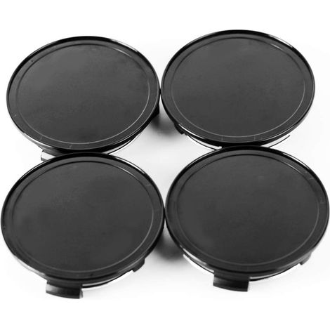 Lot de 4 cache-moyeux de voiture - Diamètre extérieur - 75 mm - ID 69,5 mm - Noir - Convient pour S300 ML350 W210- E320E200 CLS55AMG S2000 - 2204000125 S2A-NO (1/5)