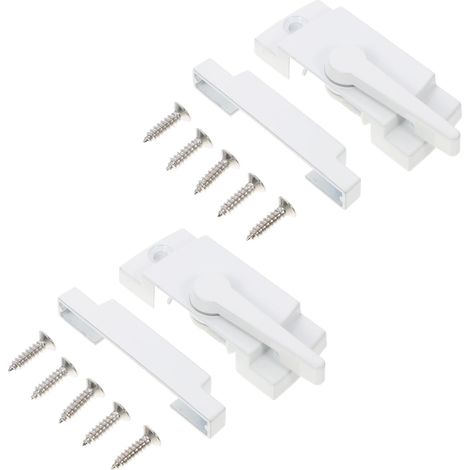 6 Ensembles De Serrures De Porte Et De Fenêtre En Forme De Croissant Persiennes Mobiles Serrures De Fenêtre Suspendues Serrures De Porte Coulissante Serrures De Sécurité De