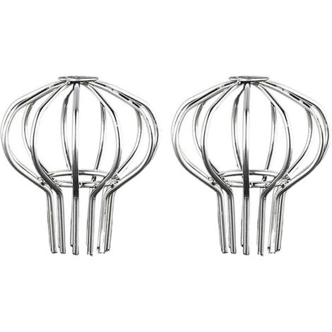 Lot de 2 protections de gouttière en acier inoxydable pour gouttière, protection contre les feuilles, la mousse, la boue et les débris (convient pour un trou de 50 mm de diamètre) (1/4)