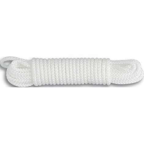 Cuerda de polipropileno trenzada blanca 290 kg