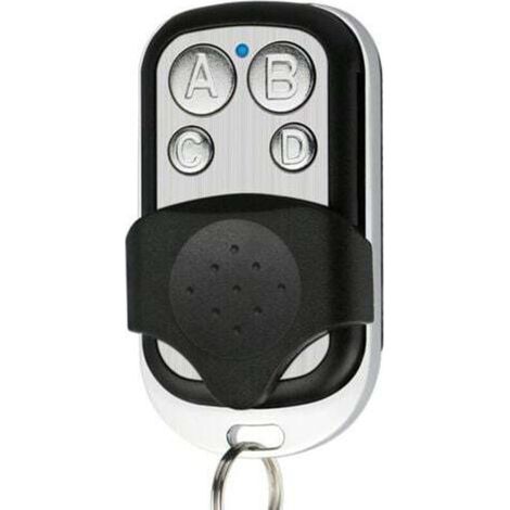 Télécommande universelle 433,92 MHz pour portail automatique – Programmable avec 4 codes – Alimentation batterie 12V incluse – Large rayon d'action (1/4)