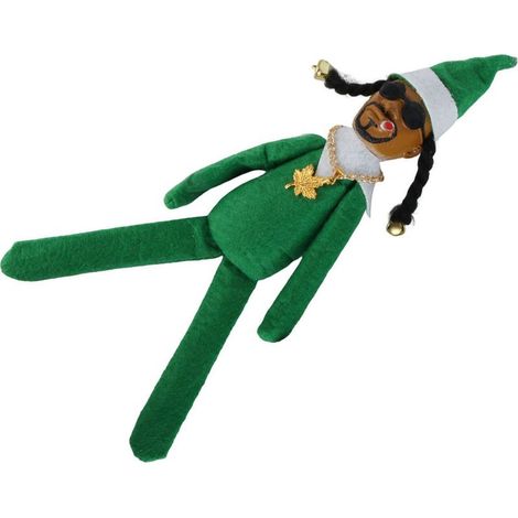 Poupée elfe de Noël en résine de 25 cm (10 pouces), peluche, décoration de Noël pour la maison, les fêtes et les festivals, verte, type A (1/5)