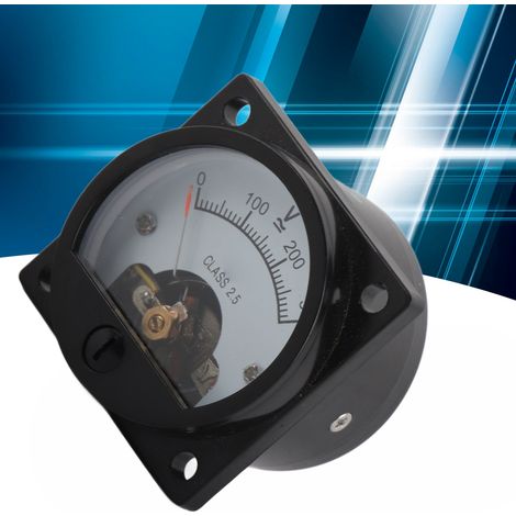 Voltmètre Analogique Rond ABS pour Tableau de Bord, Outil de Mesure Précis AC 0-300 V SO-45