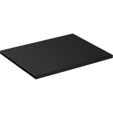 Plan vasque VANTA 60 cm noir – Plateau compact pour meuble sous vasque