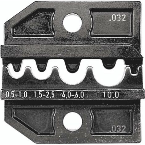Rennsteig Werkzeuge 624 032 3 0 Crimpeinsatz Unisolierte Kabelschuhe, Unisolierte Verbinder 0.5 bi