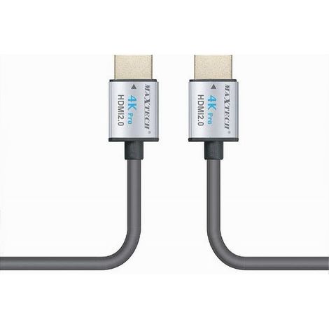 MaxTech - Cavo Hdmi 2.0 4k Da 10 Metri High Speed Tv Monitor Audio Video Cavetto Hd2.0-10m - (1/3)