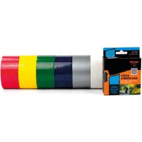 Ruban adhésif noir 50 mm x 30 m tissu renforcé adhésif en caoutchouc synthétique résistant à l'eau et à l'humidité multi-usages pour réparations et bricolage
