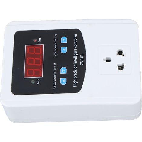 Digitaler Temperaturregler 1500 W, 10 A mit LCD-Anzeige, digitaler Thermostatregler für Inkubatoren, Brauanlagen und Gewächshäuser, EU-Stecker 220 V (1/5)