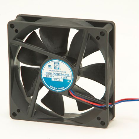 Ventilateur axial RS PRO 12 V c.c., 90m³/h, 92 x 92 x 25mm ( Prix pour 1 )