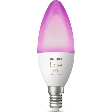Philips Hue Lampadina LED Smart E14 Bianco e Colore 16 Milioni Colori Alexa Google (1/4)