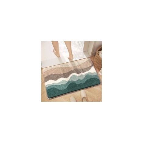 Tapis de plage antidérapant à motif apaisant, en microfibre. (1/5)
