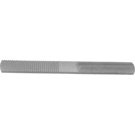 Ortviai Râpe à bois 4 en 1 en acier trempé – 200 mm, denture espacée, demi-ronde et plate (1/5)