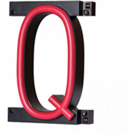 Letra LED Neon Q Ancho 100Mm Alto 161Mm Fondo 38Mm - -