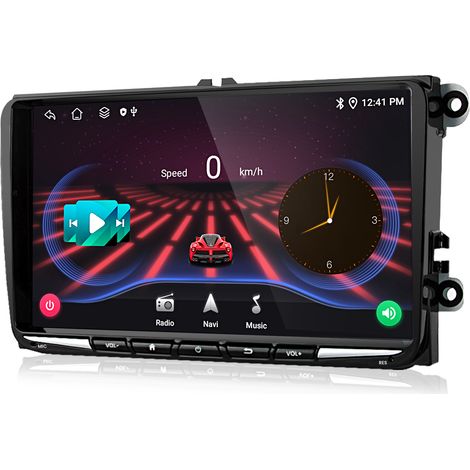 Hexinex Autoradio Android 14 avec CarPlay Pour VW Golf 5 6 Touran Tiguan et Polo 6+128 Go (1/5)