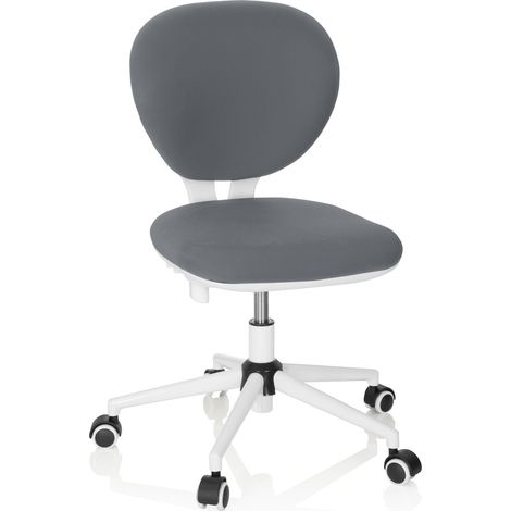 Kinderstuhl / Kinderschreibtischstuhl KID VIVO Stoff grau hjh OFFICE