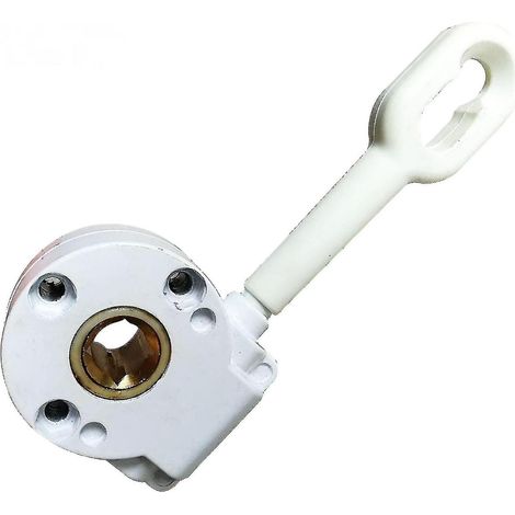 Treuil de store avec vis de fixation au support, blanc (1/5)