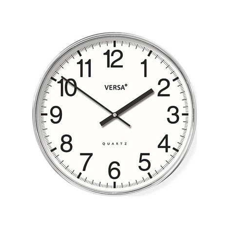 RELOJ PARED REDONDO BLANCO