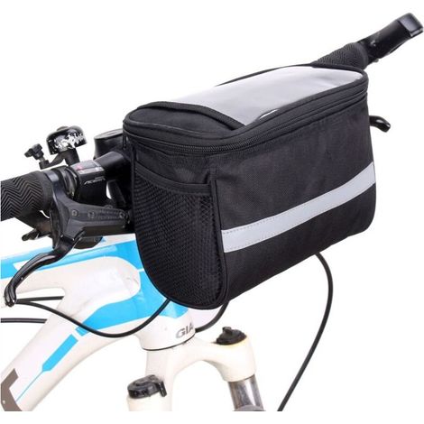 Sacoche de guidon pour vélo, rangement étanche, compatible avec les vélos électriques (1/4)