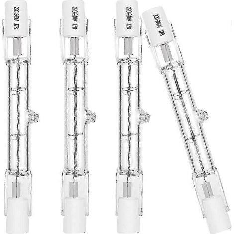 R7s 78mm 100W 1600lm 2700K Halogenlampe für Landschafts- und öffentliche Beleuchtung (4er-Pack) (1/5)