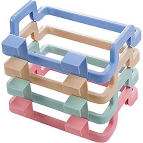 4 Pièce Porte d'armoire Porte-Sac Ordures,Suspendu Un Support de Cuisine Poubelle Support Sac Poubelle Etagère de Rangement Porte-Sacs Poubelle Portant,pour Poubelle à Suspendre (1/5)