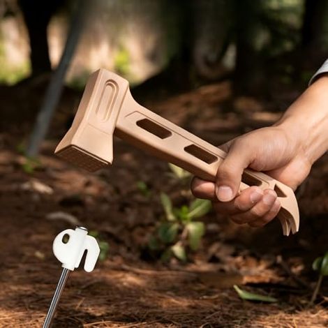 Robuster und leichter Erdungshammer mit rutschfestem Griff für Campingzelte und Unterstände im Freien, 20 cm (1/5)